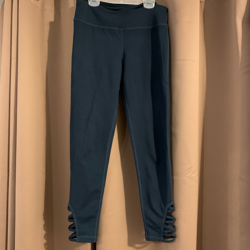 Mono B Teal Cropped Leggings